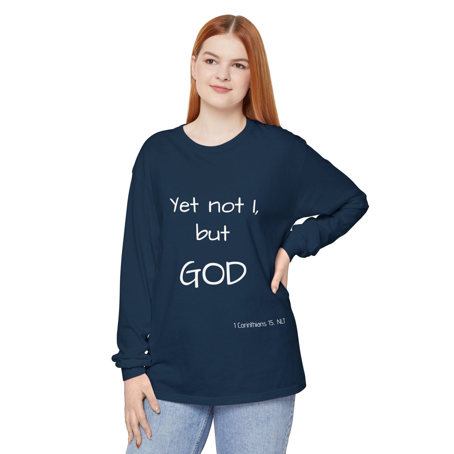 Unisex Garment-dyed Long Sleeve T-Shirt