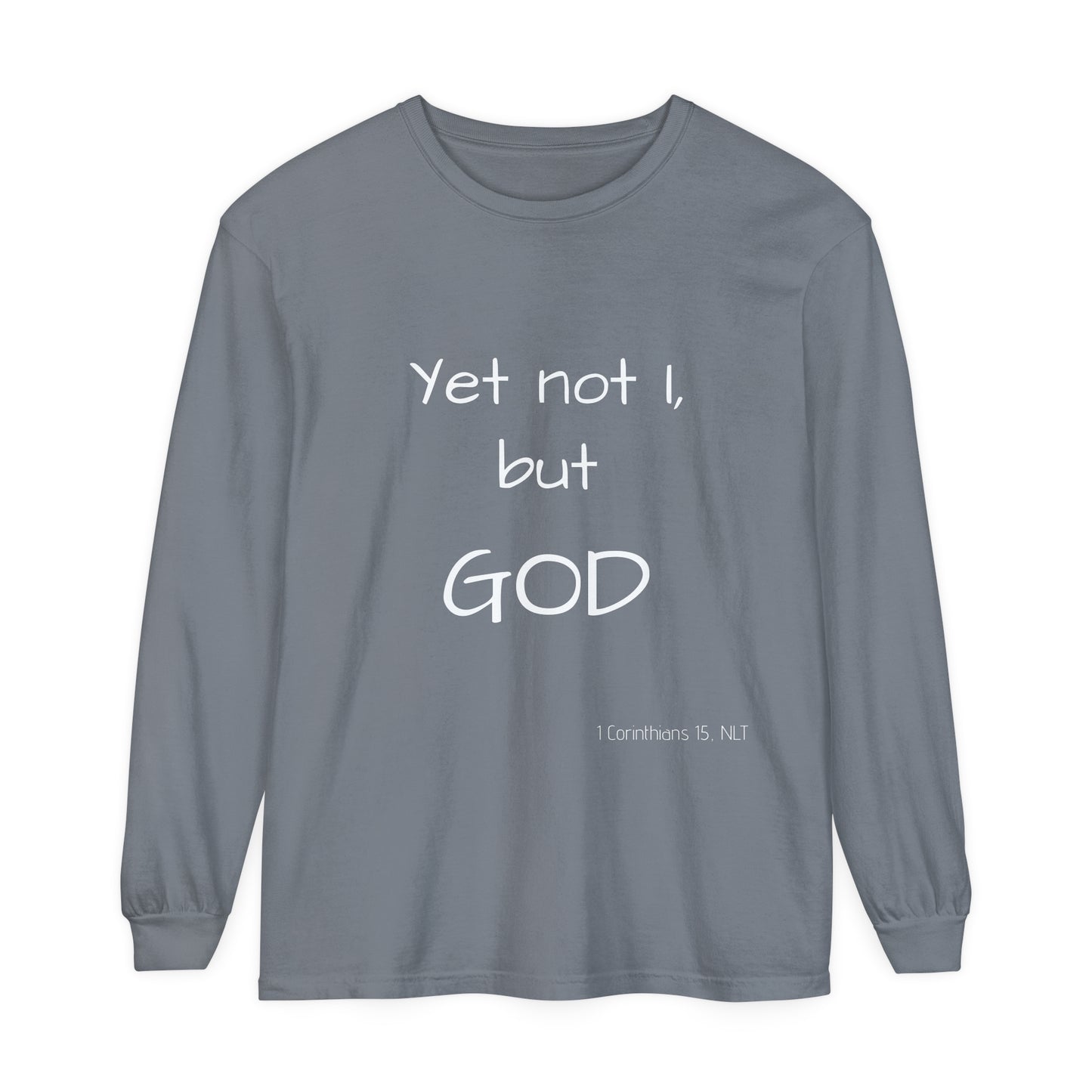 Unisex Garment-dyed Long Sleeve T-Shirt