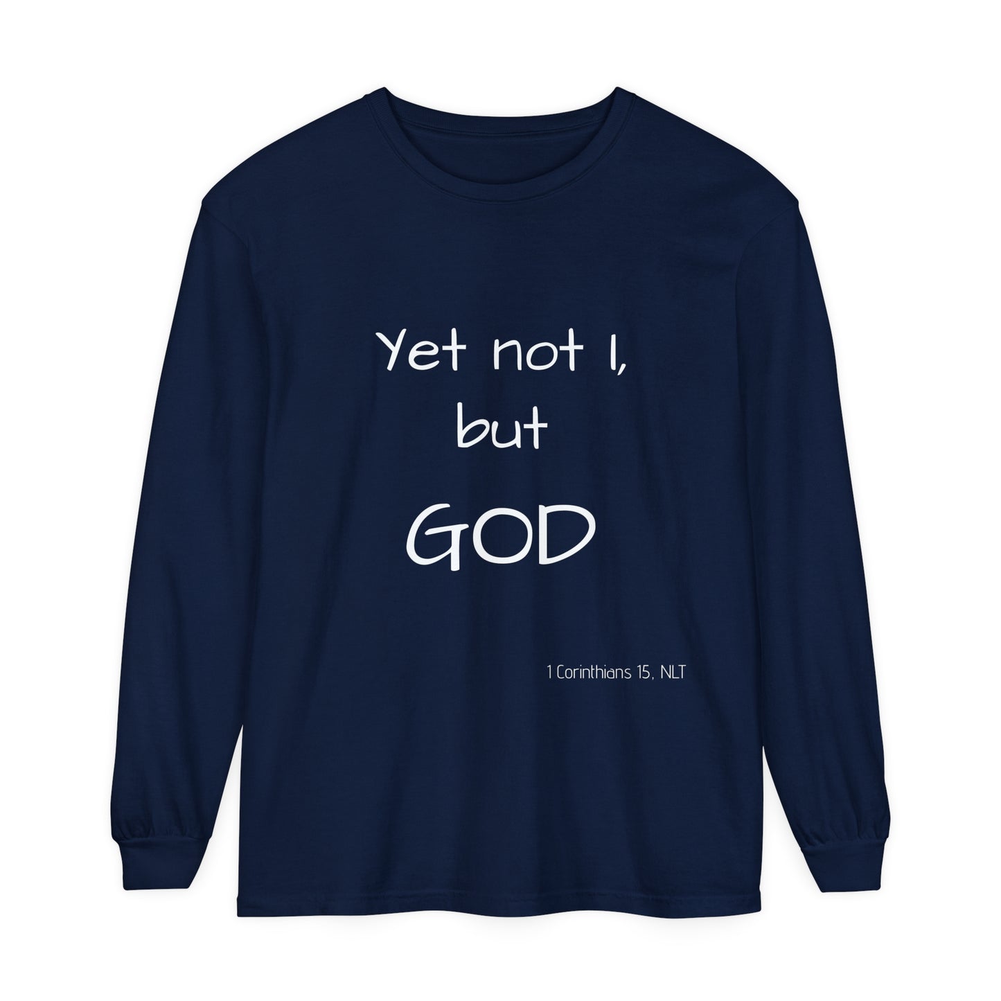 Unisex Garment-dyed Long Sleeve T-Shirt