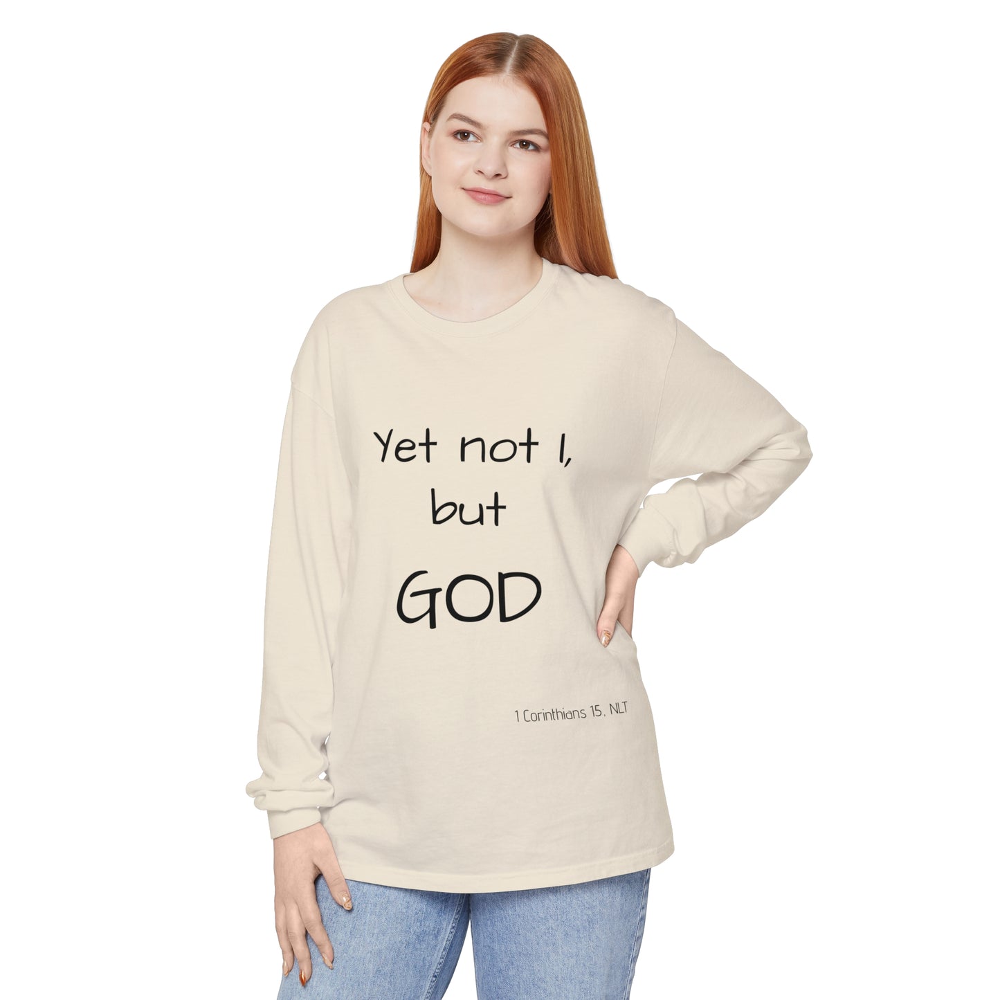 Unisex Garment-dyed Long Sleeve T-Shirt