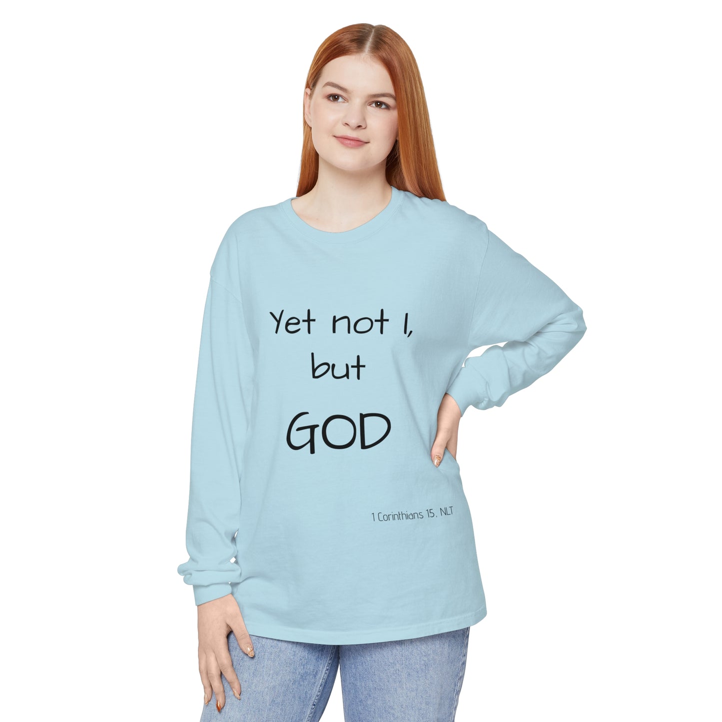 Unisex Garment-dyed Long Sleeve T-Shirt