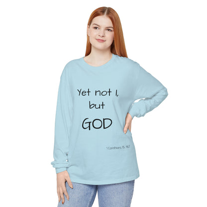 Unisex Garment-dyed Long Sleeve T-Shirt