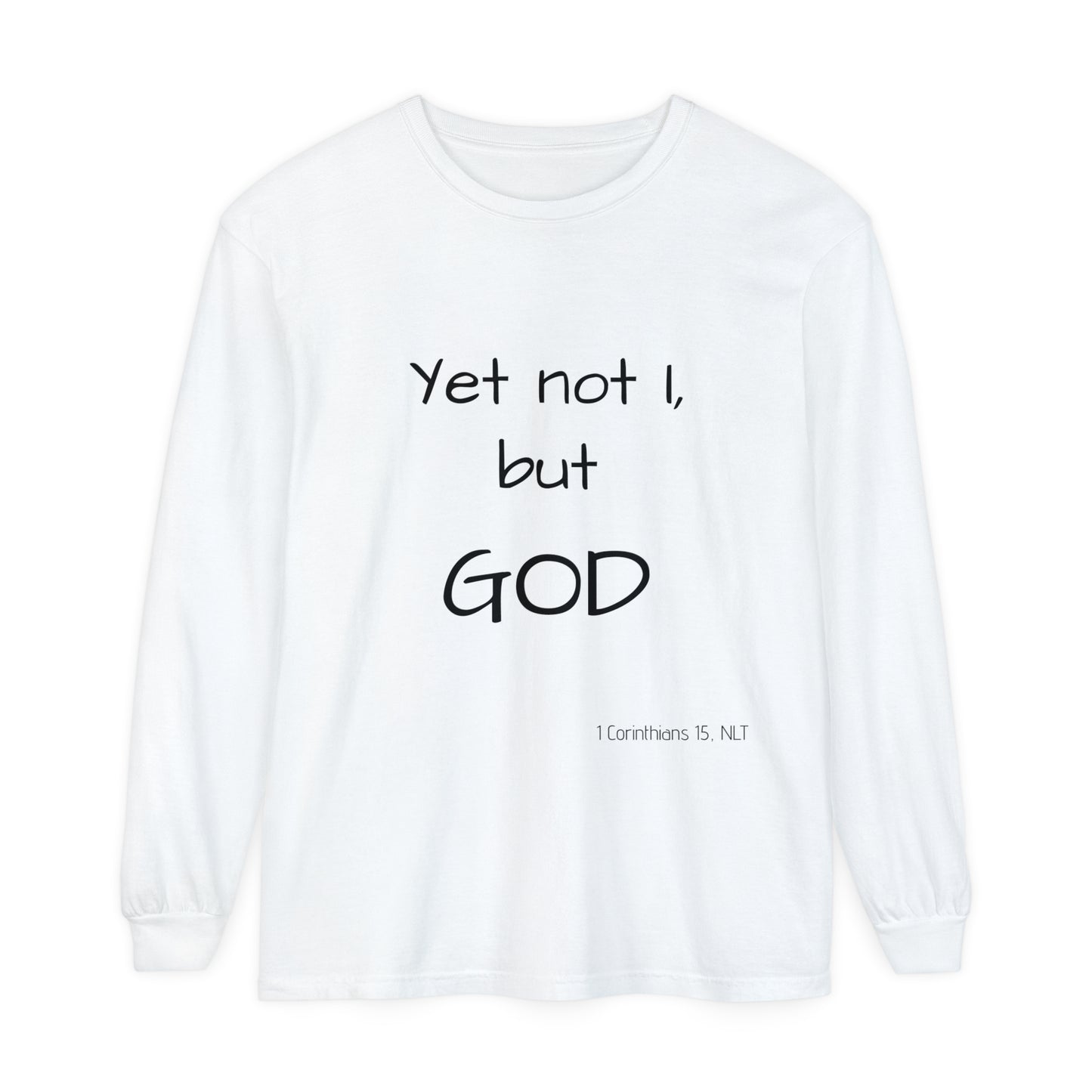 Unisex Garment-dyed Long Sleeve T-Shirt