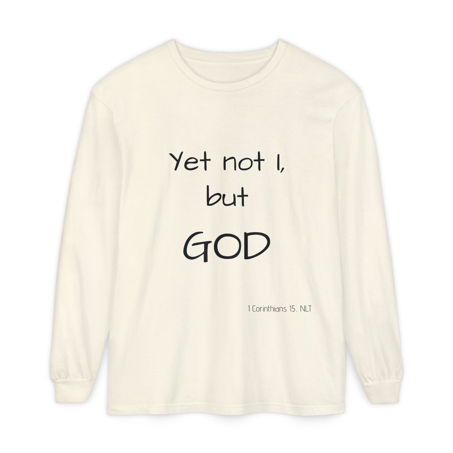 Unisex Garment-dyed Long Sleeve T-Shirt