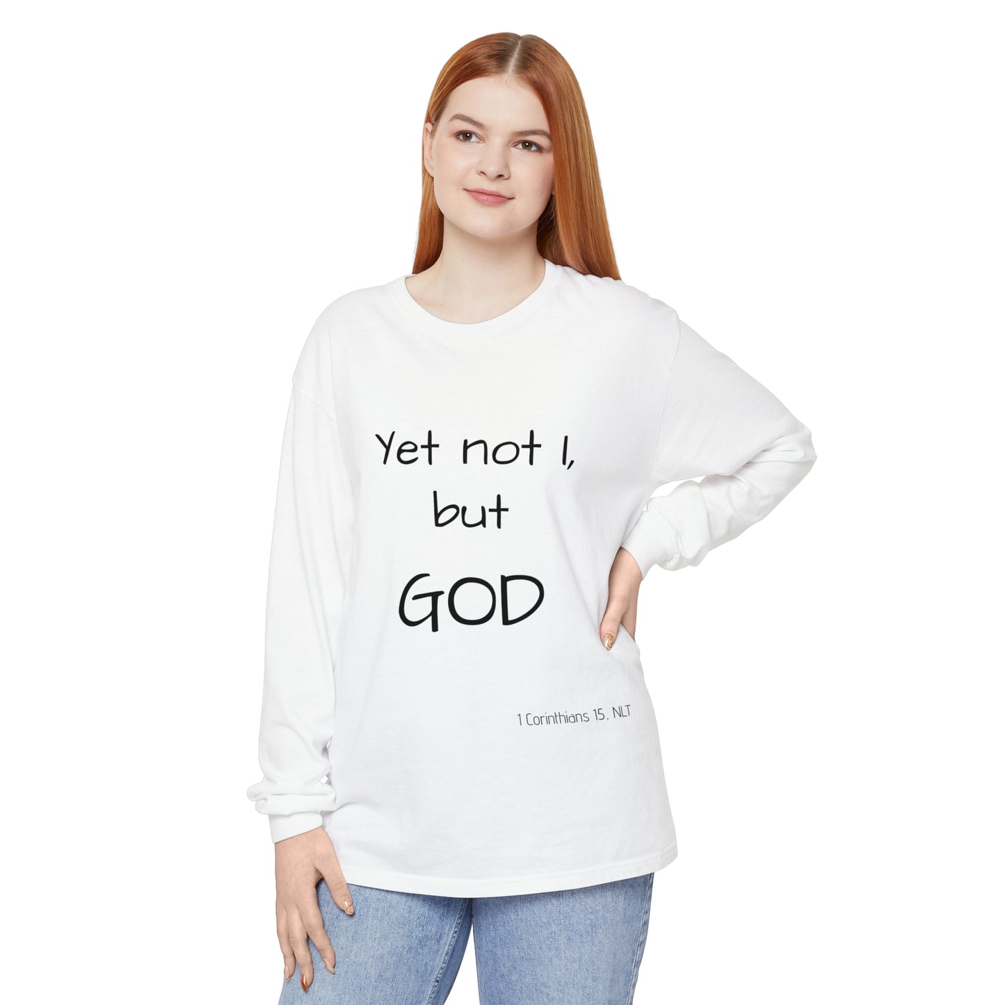 Unisex Garment-dyed Long Sleeve T-Shirt